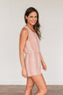 Bring On The Sunsets Striped Romper- Coral & Ivory