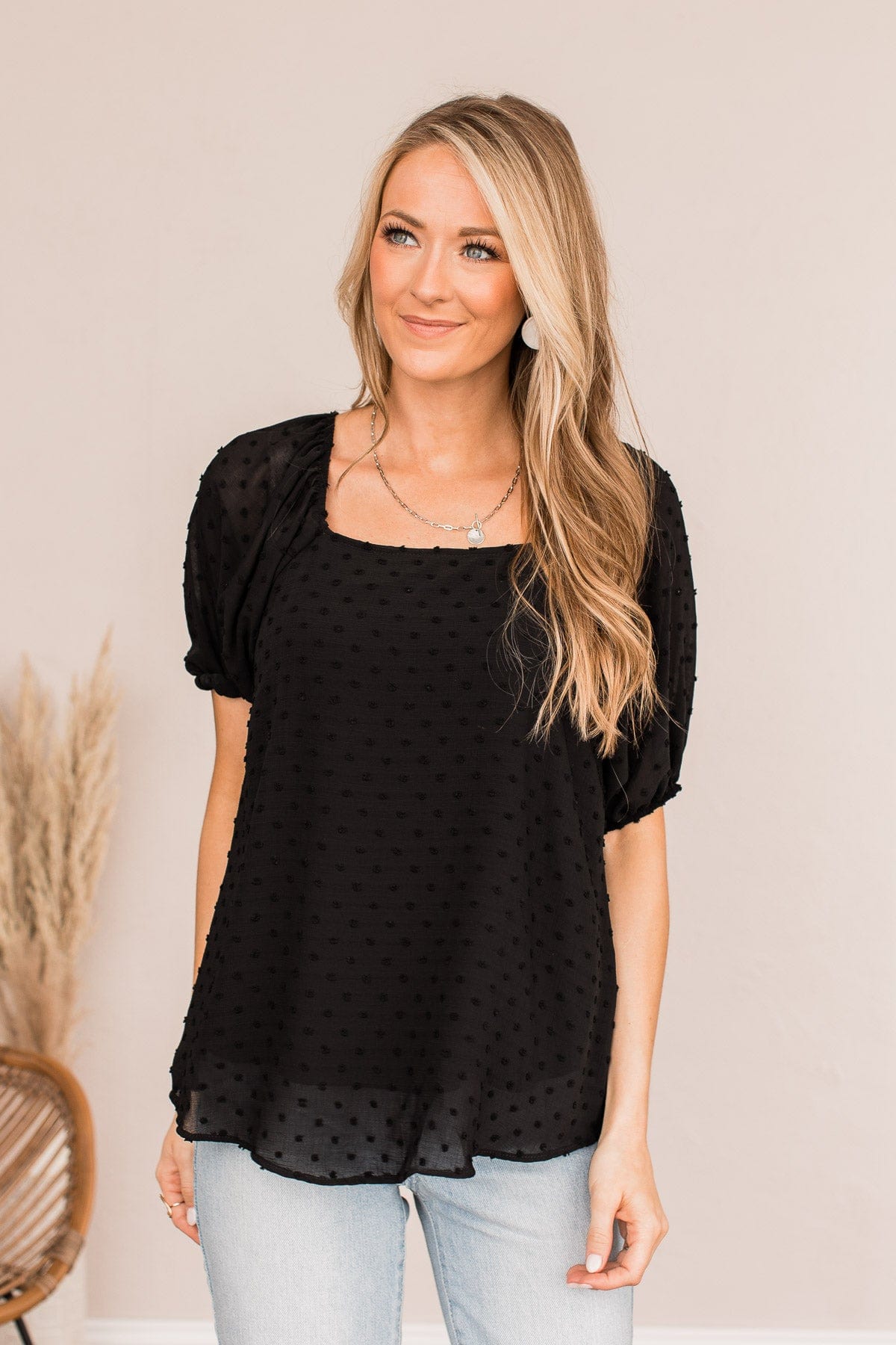 Joy In The Journey Off The Shoulder Blouse- Black