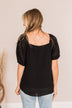 Joy In The Journey Off The Shoulder Blouse- Black