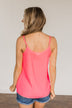 Love My Life Tank Top- Neon Pink