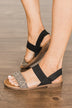 Jellypop Kegan Sandals- Black Natural