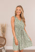 Keep Them Close Sleeveless Dress- Olive