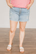 Judy Blue Button Fly Shorts- Sydney Wash