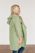 Go Getter Open Front Lightweight Jacket- Sage