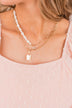 A Taste Of Luxury Necklace and Earring Set- Gold