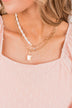 A Taste Of Luxury Necklace and Earring Set- Gold