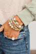 Living Lavish Beaded Bracelet Set- Ivory