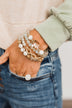 Living Lavish Beaded Bracelet Set- Ivory