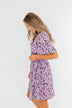 Embrace The Beauty Wrap Tie Dress- Purple – The Pulse Boutique