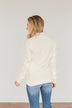 Heartfelt Wishes Zip Up Sherpa- Ivory