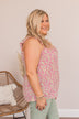 As You Wish Floral Tank- Pink & Cream