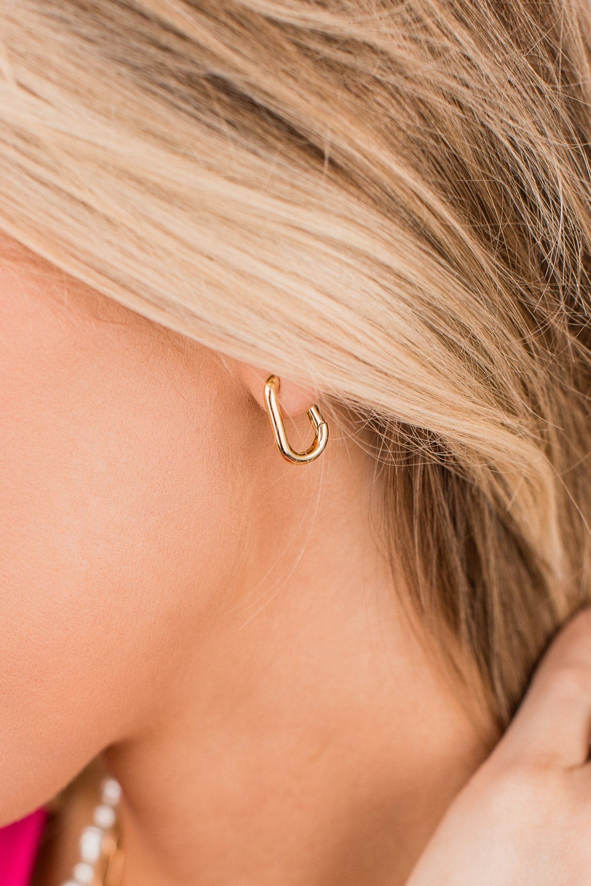 Wanting Hugs Hoop Earrings- Gold