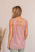 As You Wish Floral Tank- Pink & Cream