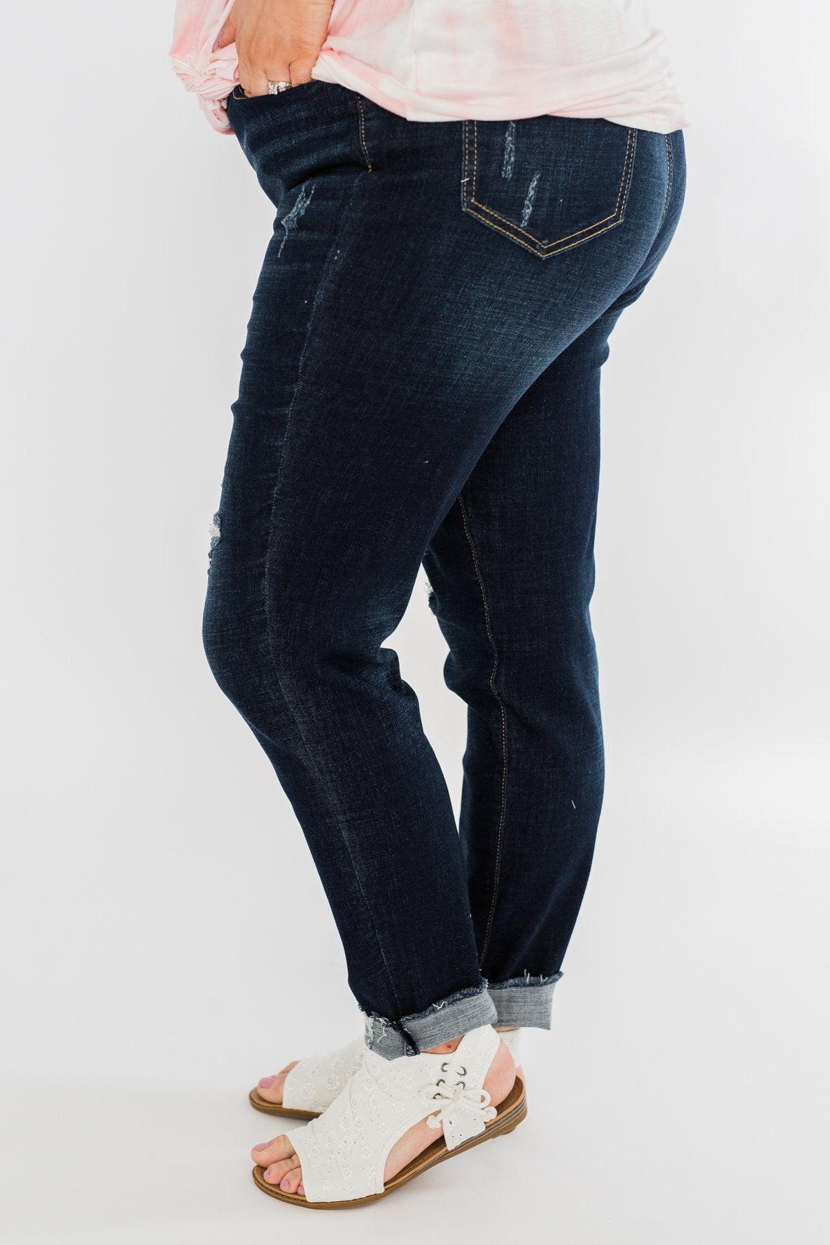 YMI Raw Hem Skinny Jeans- Cassandra Wash