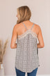 Naturally Me Leopard Print Tank Top- Ivory & Beige