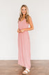 Everlasting Elegance Maxi Dress- Dusty Mauve Pink