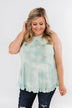 Highlight Of Your Life Babydoll Tank Top- Mint
