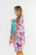 Longing For Your Love Floral Kimono- Multi-Color