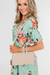 Suitable For You Clutch- Light Beige