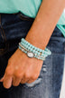 Dazzling Bracelet Set- Blue & Silver