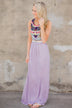 A Night in Paradise Maxi Dress- Lavender