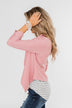 Keep It Professional Blazer- Light Pink