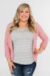 Keep It Professional Blazer- Light Pink