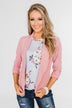 Keep It Professional Blazer- Light Pink