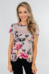 Midnight Floral Dreams Top