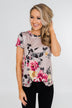 Midnight Floral Dreams Top