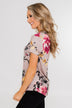 Midnight Floral Dreams Top