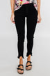 C'est Toi Black Raw Hem Skinnies