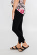 C'est Toi Black Raw Hem Skinnies