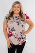 Midnight Floral Dreams Top