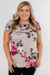 Midnight Floral Dreams Top
