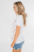 Make Life Grand Star Top- White