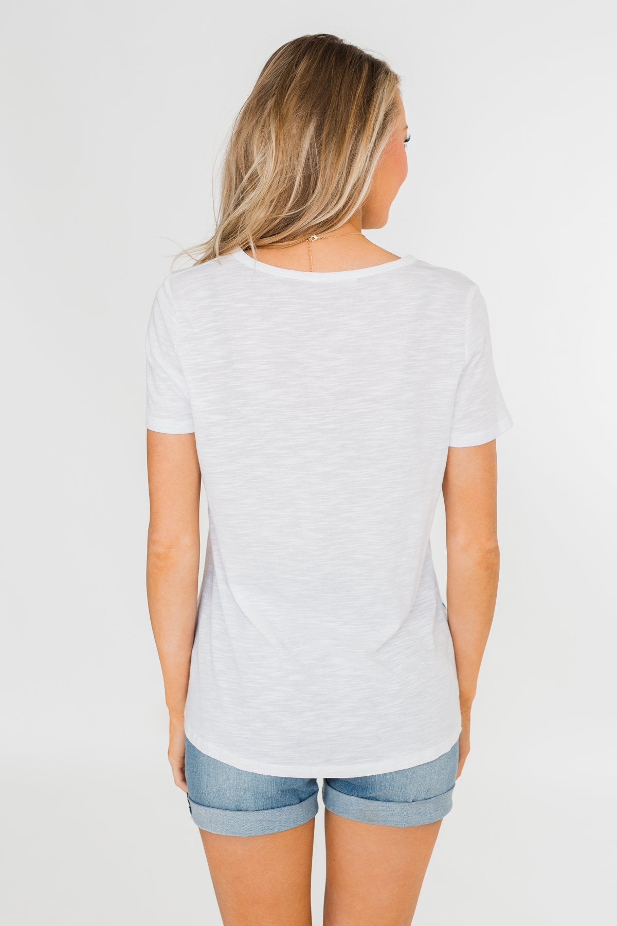 Make Life Grand Star Top- White