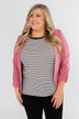 Keep It Professional Blazer- Dark Mauve