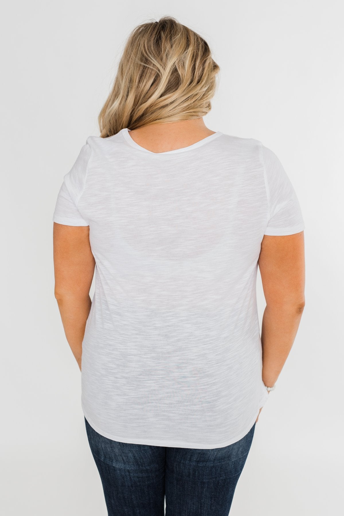Make Life Grand Star Top- White