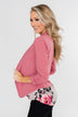Keep It Professional Blazer- Dark Mauve