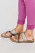 Blowfish Otsi Sandals- Steel & Pewter