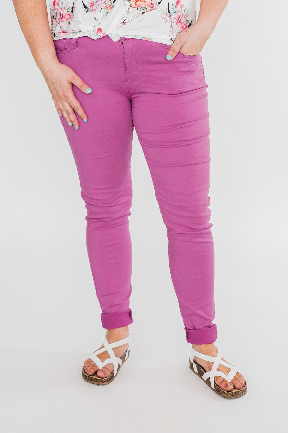 Celebrity Pink Skinny Jeans- Orchid