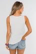 Pocketful of Color Tank Top- Ivory