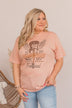 "Nashville Festival" Graphic Tee- Peach