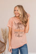 "Nashville Festival" Graphic Tee- Peach