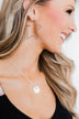 Star Hoop Earrings- Silver