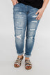 C'est Toi Distressed Skinny Jeans- Amanda Wash