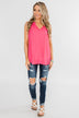 Summer Ready Sheer Pink Tank Top