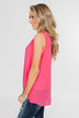 Summer Ready Sheer Pink Tank Top
