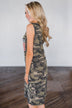 Can't See Me Coming Camo Dress
